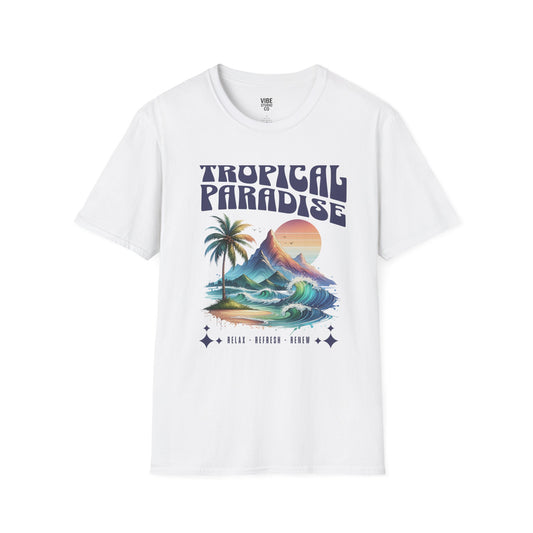 Tropical Paradise Gildan 64000 T Shirt