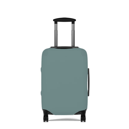 Dusty Blue Luggage Cover Travel Suitcase Cover Protective Stretch Cover