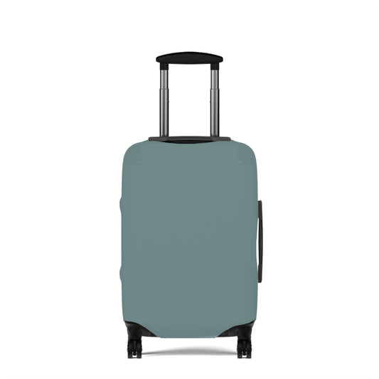 Dusty Blue Luggage Cover Travel Suitcase Cover Protective Stretch Cover
