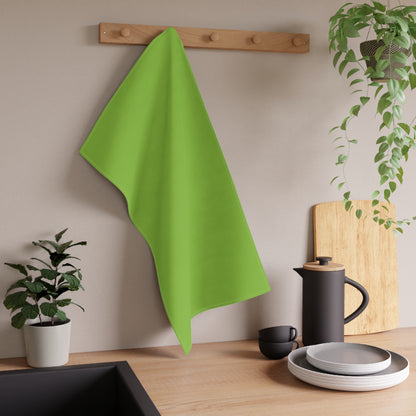 Muted Lime Cotton Twill Tea Towel 18 x 30