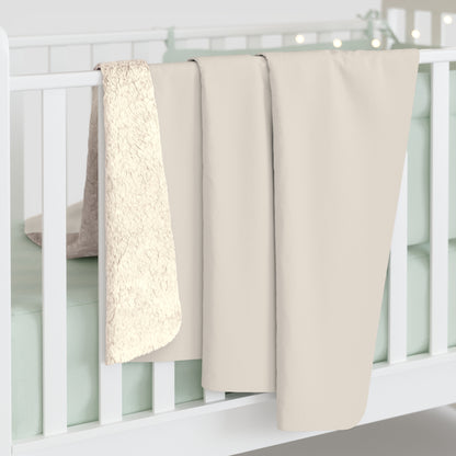 Latte Cream Fleece Blanket Cozy Plush Throw 3 Sizes Soft Warm Blanket