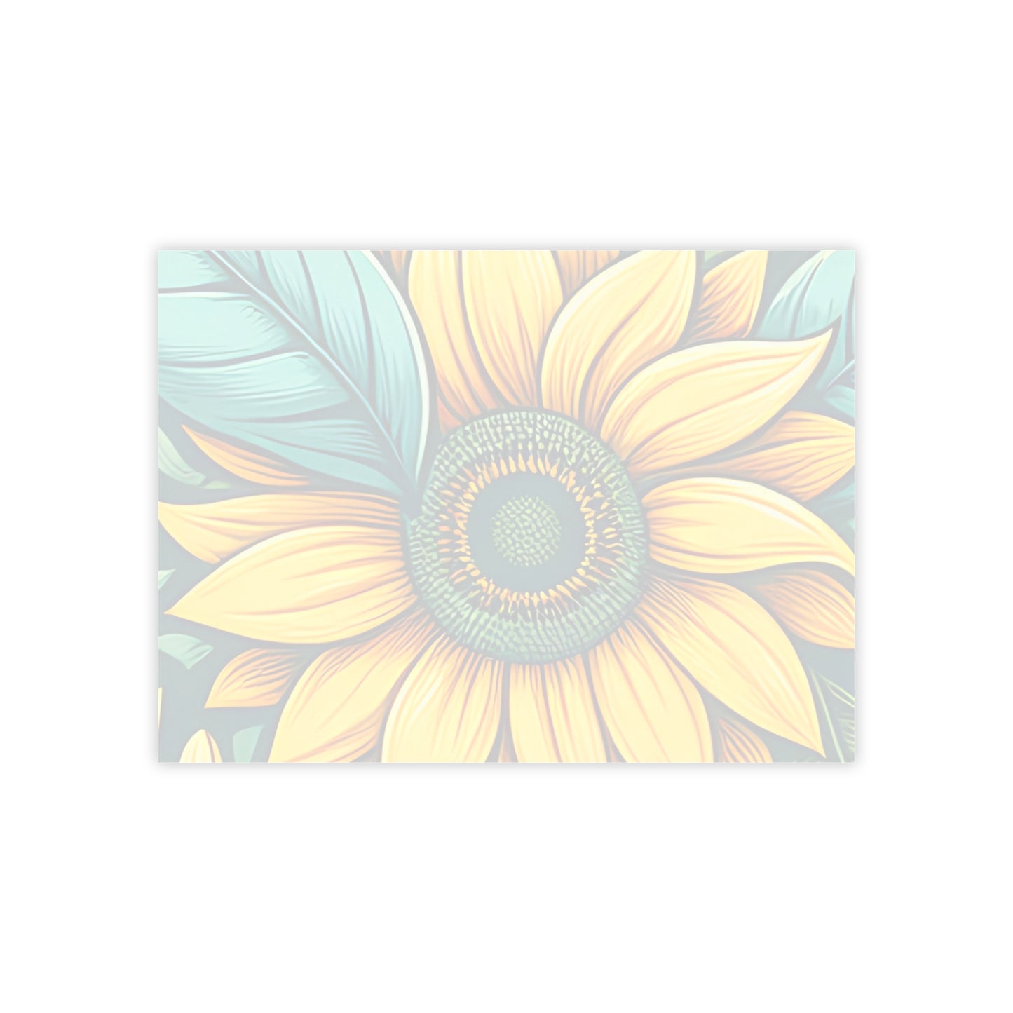 Sunflower Grove Sticky Notes Sunflower Post It Notes Botanical Notes (7 Sizes)