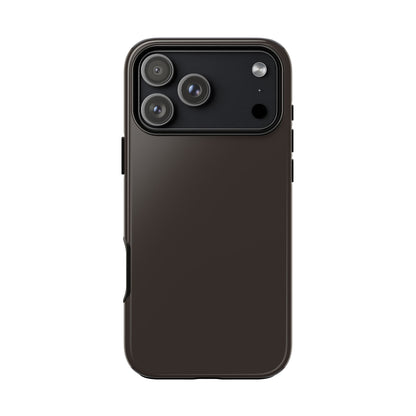 Muted Charcoal Tough Cell Phone Case Matte or Glossy Protective Case iPhone Samsung