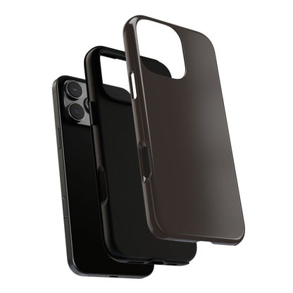 Muted Charcoal Tough Cell Phone Case Matte or Glossy Protective Case iPhone Samsung
