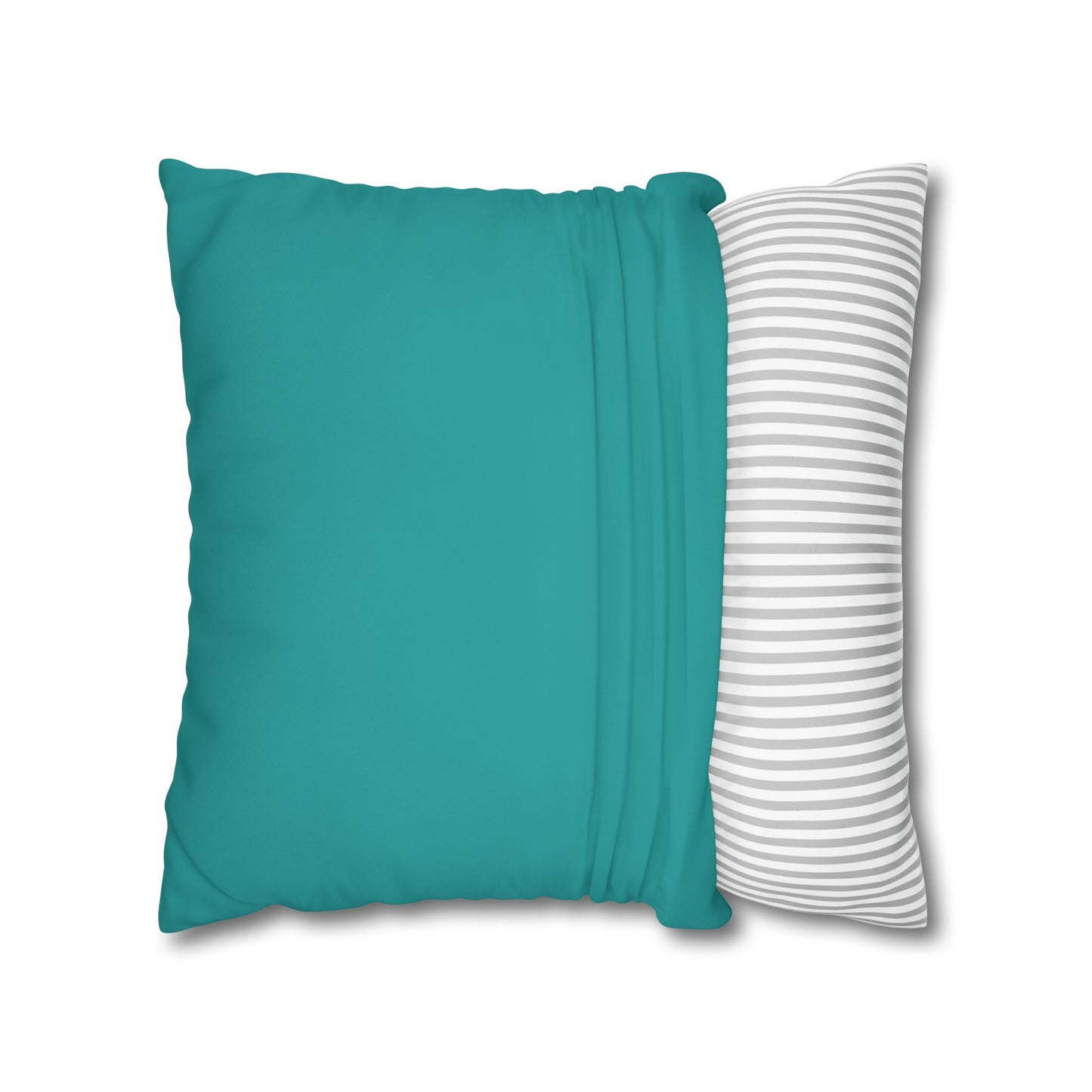 Deep Aqua Canvas Pillow Cover 20x20