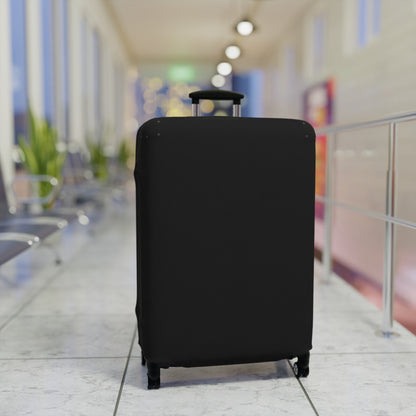 Black Luggage Cover Travel Suitcase Cover Protective Stretch Cover