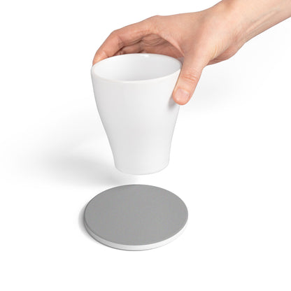 Grayscale Ceramic Coaster Round or Square | Coordinated Collection