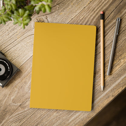 Honey Yellow Color Coordinated Collection A5 Lined Journal