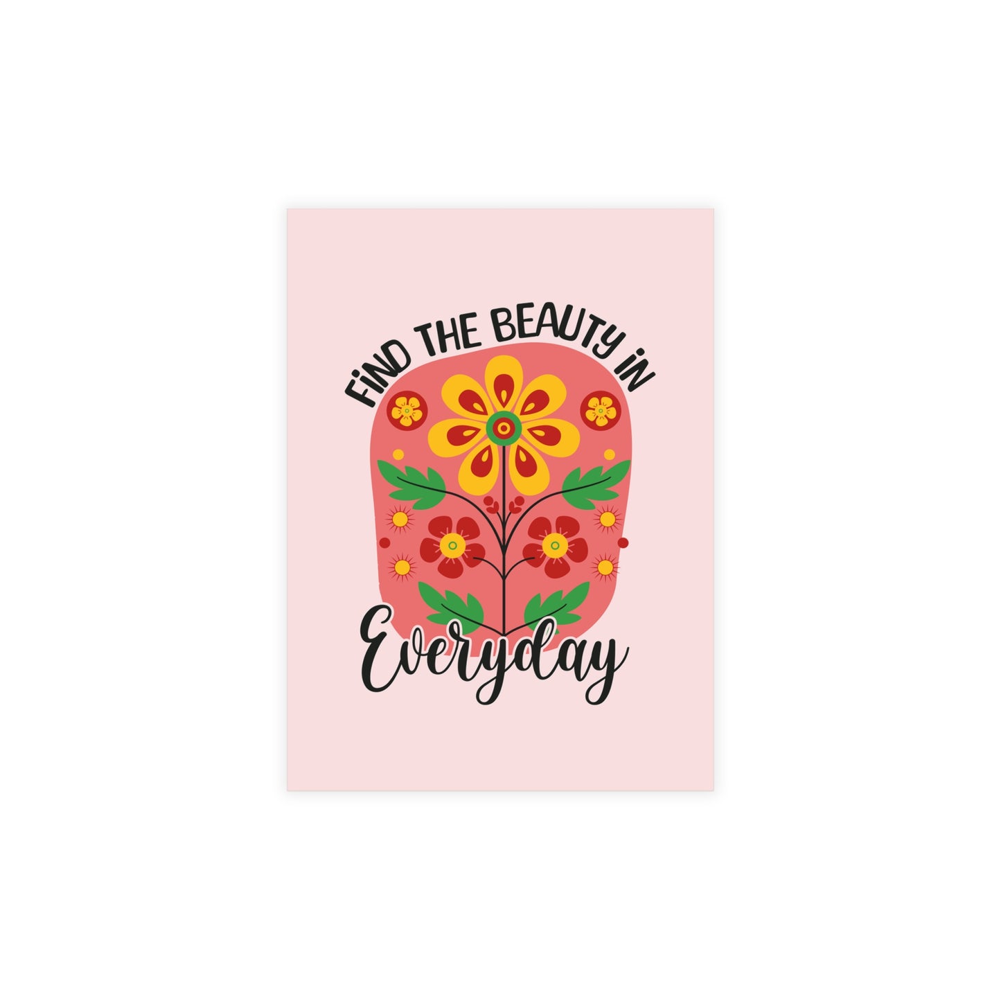 Find the Beauty Postcards Inspirational Floral Postcard Set