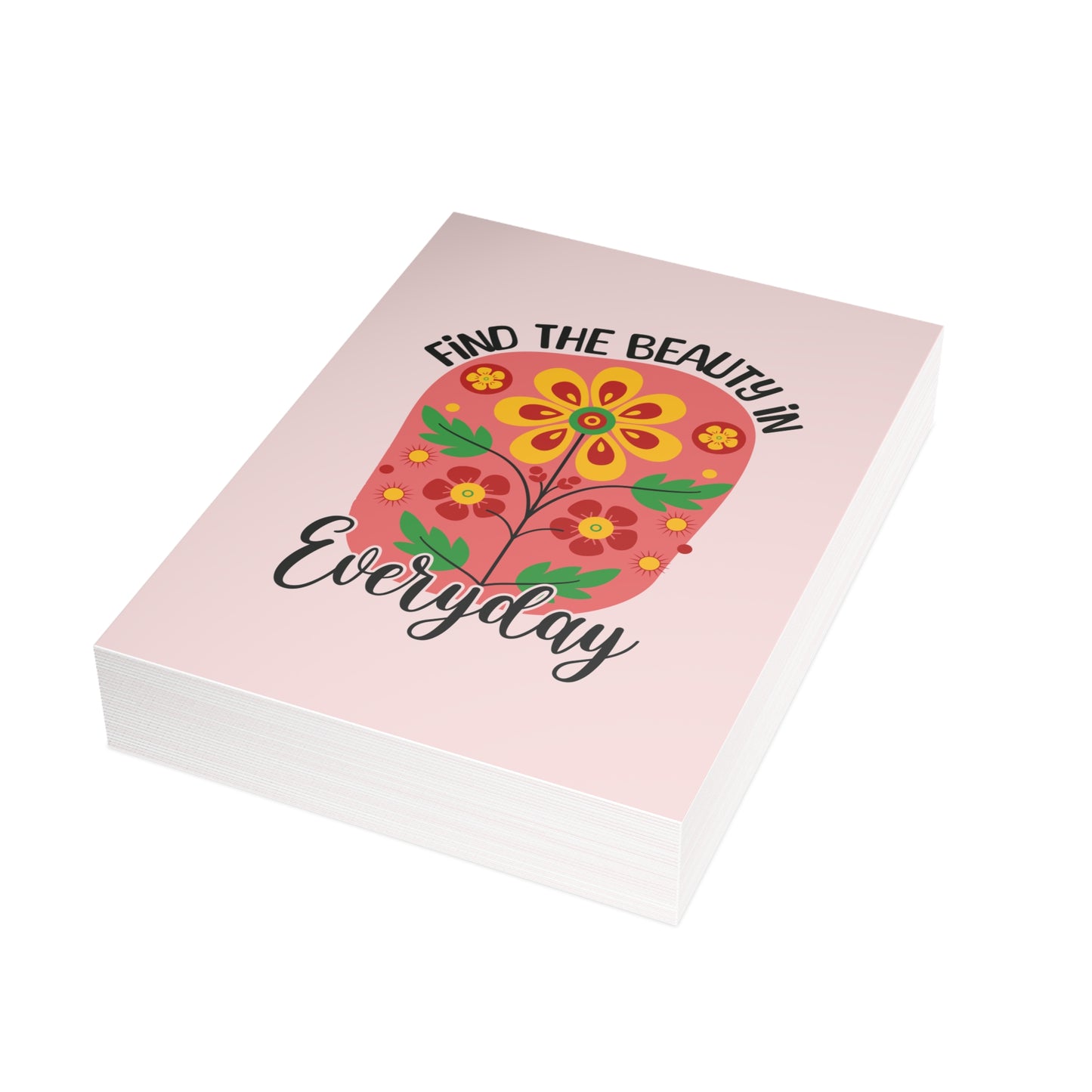 Find the Beauty Postcards Inspirational Floral Postcard Set