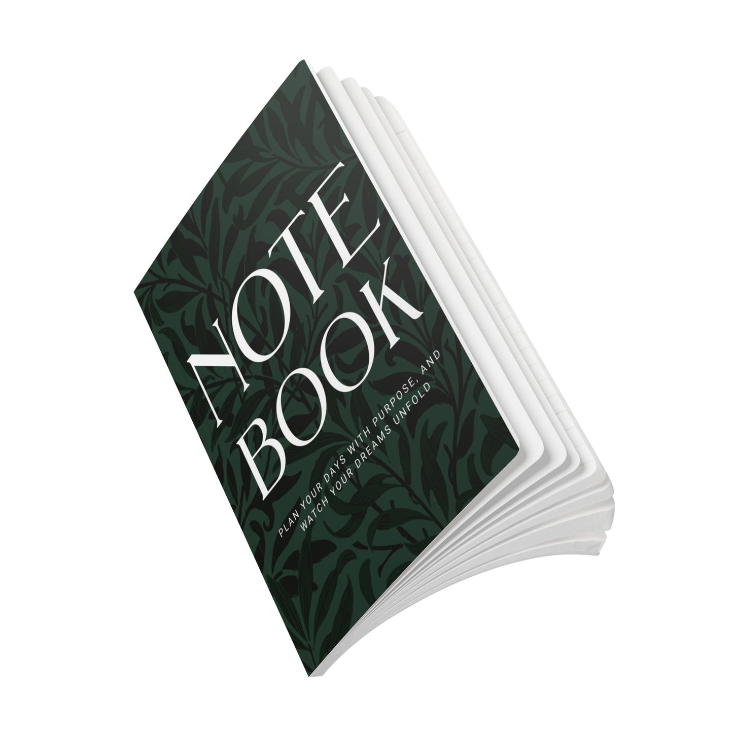 Forrest Leaves A5 Lined Journal Minimal Botanical Notebook | Coordinated Collection