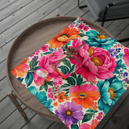 Dreamy Floral Wrapping Paper 3 Sizes Matte or Glossy Floral Gift Wrap