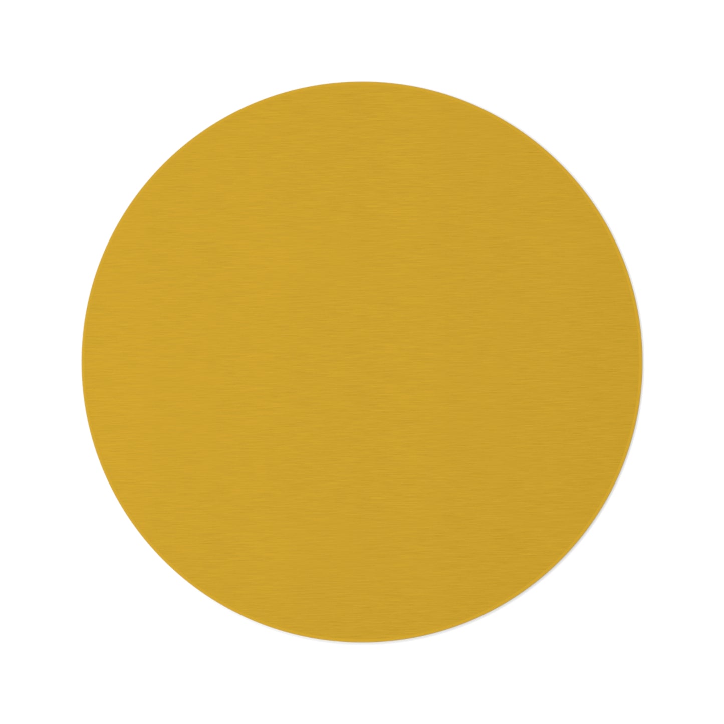 Honey Yellow Coordinated Round Rug 60 Inch Floor Rug Minimal Home Decor Living Room Rug