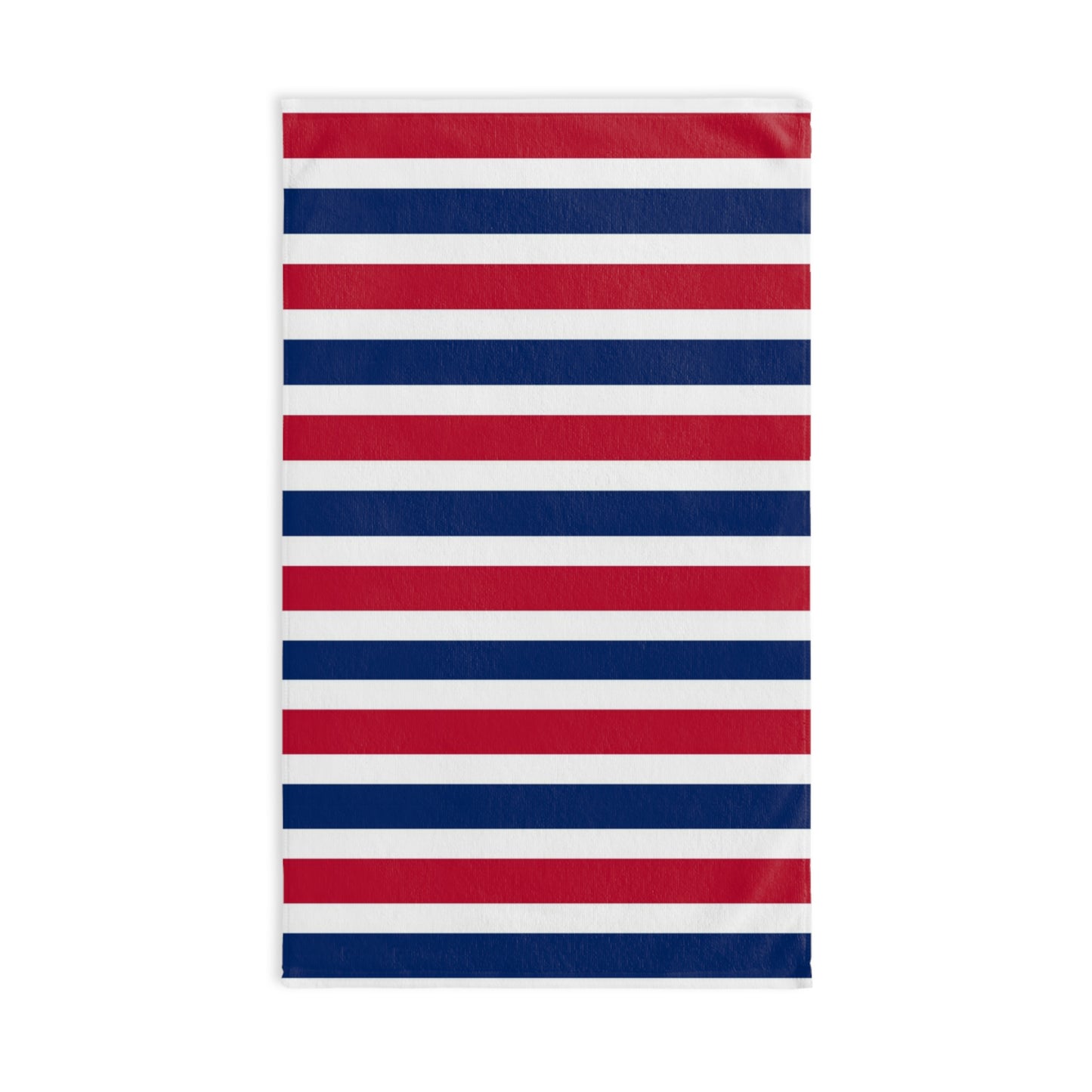 Red, White and Blue Stripe Hand Towel Patriotic Bathroom Hand Towel