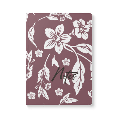 Mauve Floral A5 Lined Journal Coordinated Collection