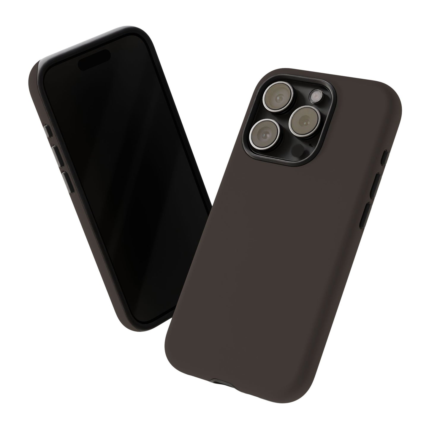 Muted Charcoal Tough Cell Phone Case Matte or Glossy Protective Case iPhone Samsung