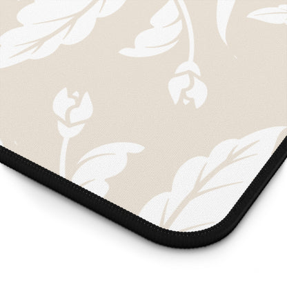 Cream Latte Floral Desk Pad (12x18, 12x22 or 16x32)