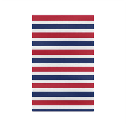 Red, White and Blue Stripe Microfiber Tea Towel