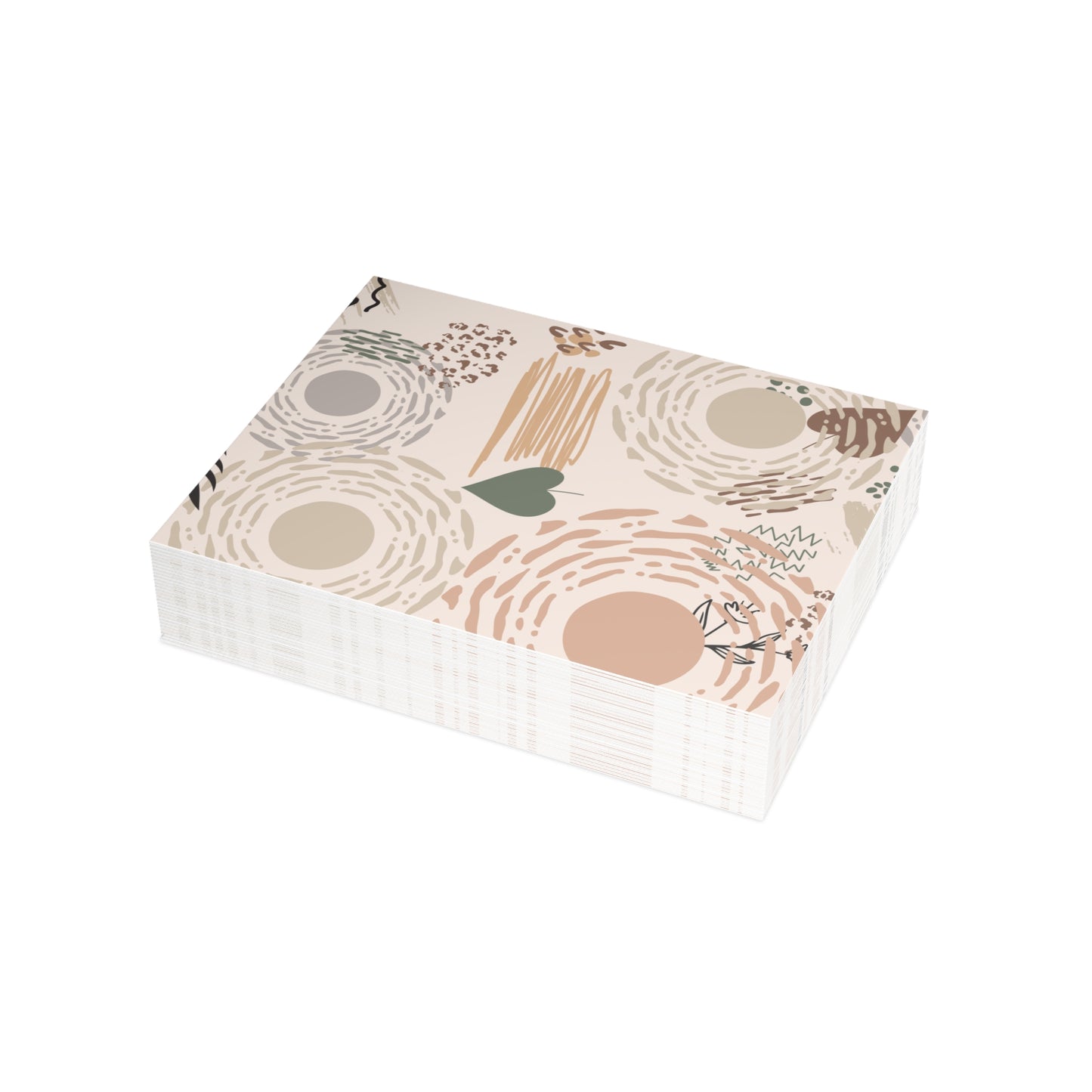 Neutral Flow Postcards Minimal Botanical Postcard Sets (10, 30 or 50)