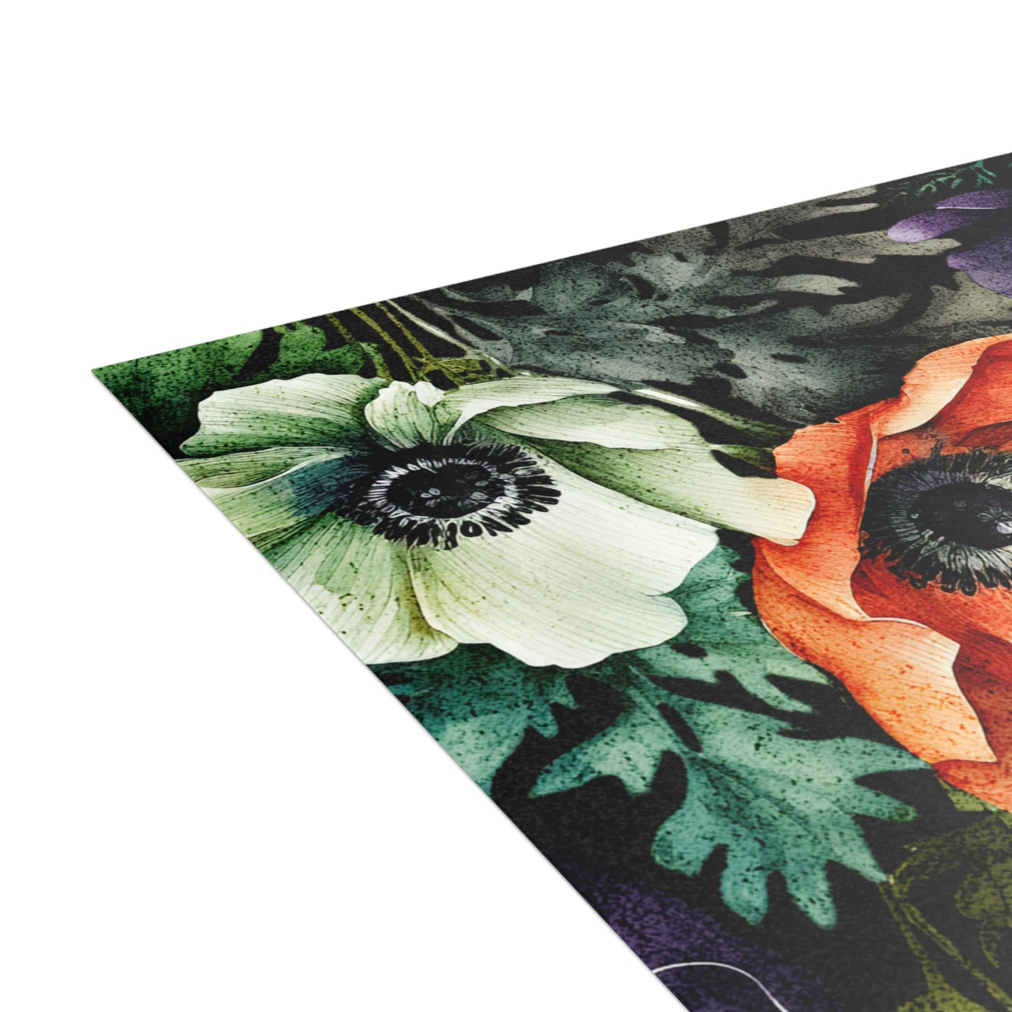 Decorated Floral Postcards Botanical Floral Postcard Set