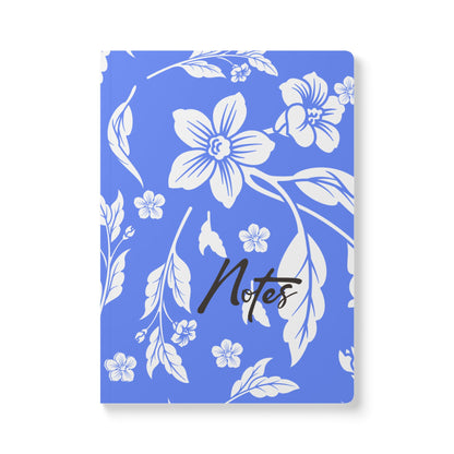 Periwinkle Floral A5 Lined Journal Coordinated Collection