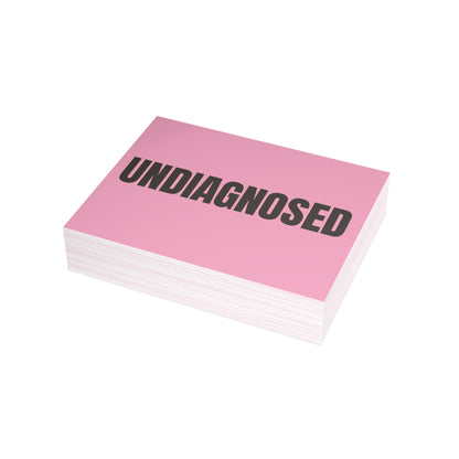 Light Pink Postcard Set Pack of 10, 30 or 50 w/ Envelopes | Coordinated Collection