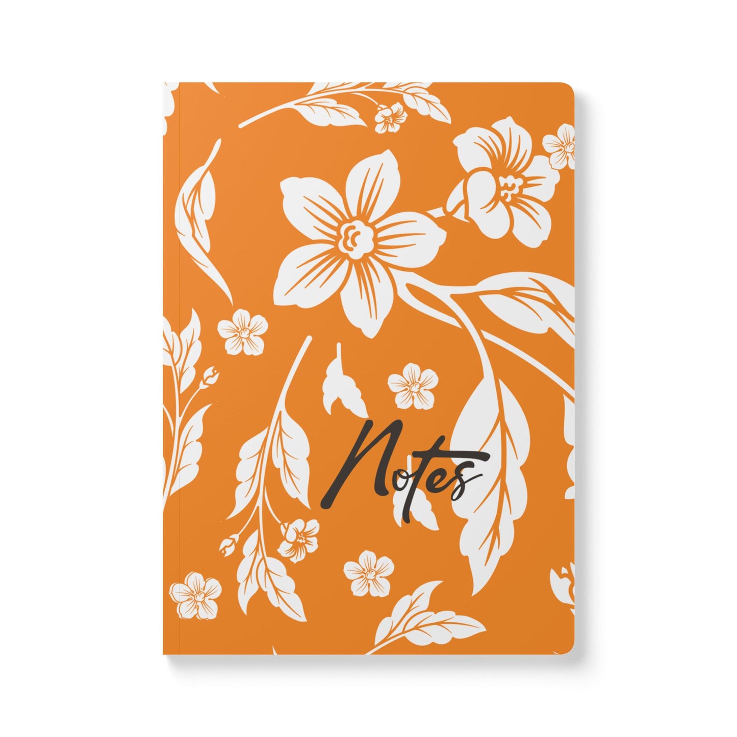 Tangerine Floral A5 Lined Journal Coordinated Collection