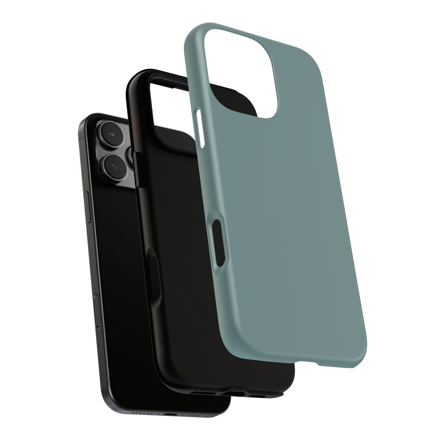 Dusty Blue Tough Cell Phone Case, Matte or Glossy Iphone and Samsung