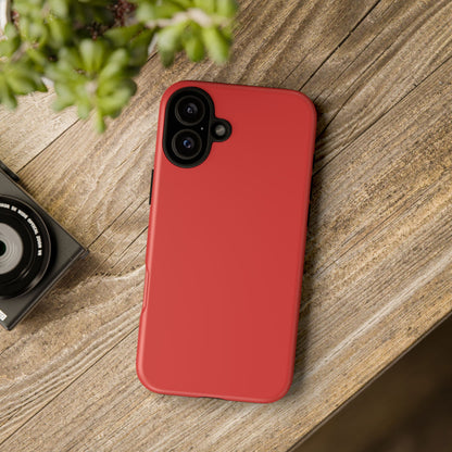 True Red Tough Cell Phone Case Matte or Glossy Protective Case iPhone Samsung