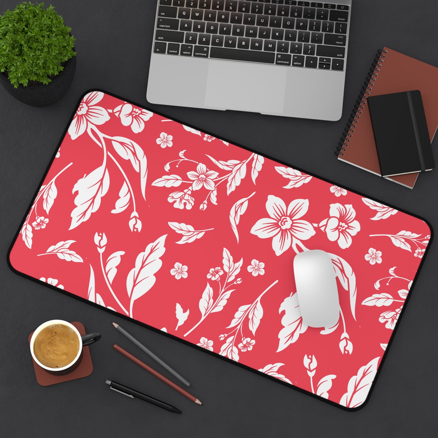 First Love Floral Desk Pad (12x18, 12x22 or 16x32)