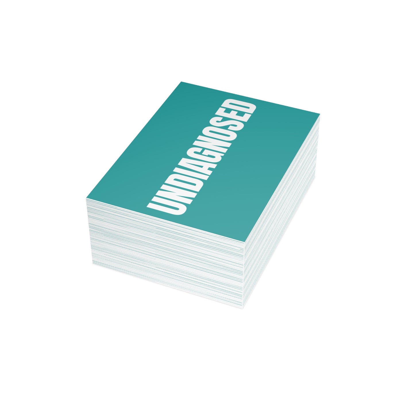 Deep Aqua Postcard Set Pack of 10, 30 or 50 w/ Envelopes | Coordinated Collection