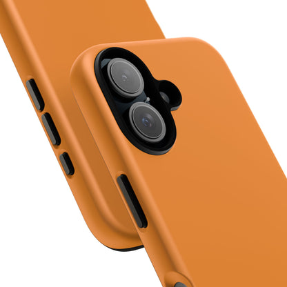 Tangerine Tough Cell Phone Case Matte or Glossy Protective Case iPhone Samsung