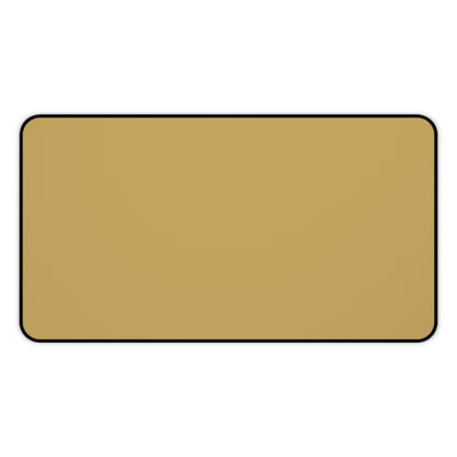 Muted Gold Desk Mat Color Coordinated Collection (12x18, 12x22, 16x32)