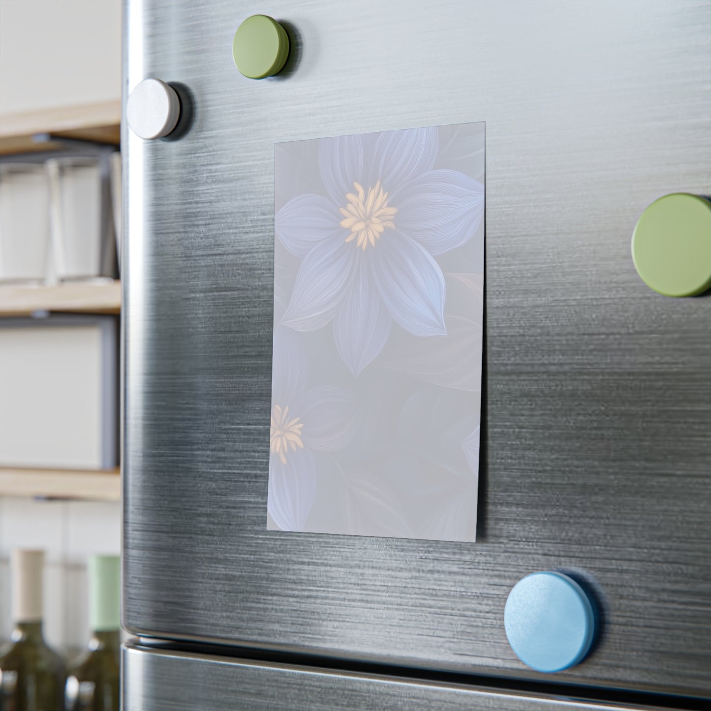 Blue Floral Heaven Sticky Notes Blue Floral Post It Notes (7 Sizes)
