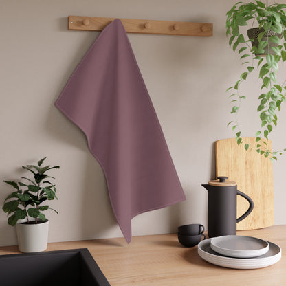 Mauve Cotton Twill Tea Towel 18 x 30