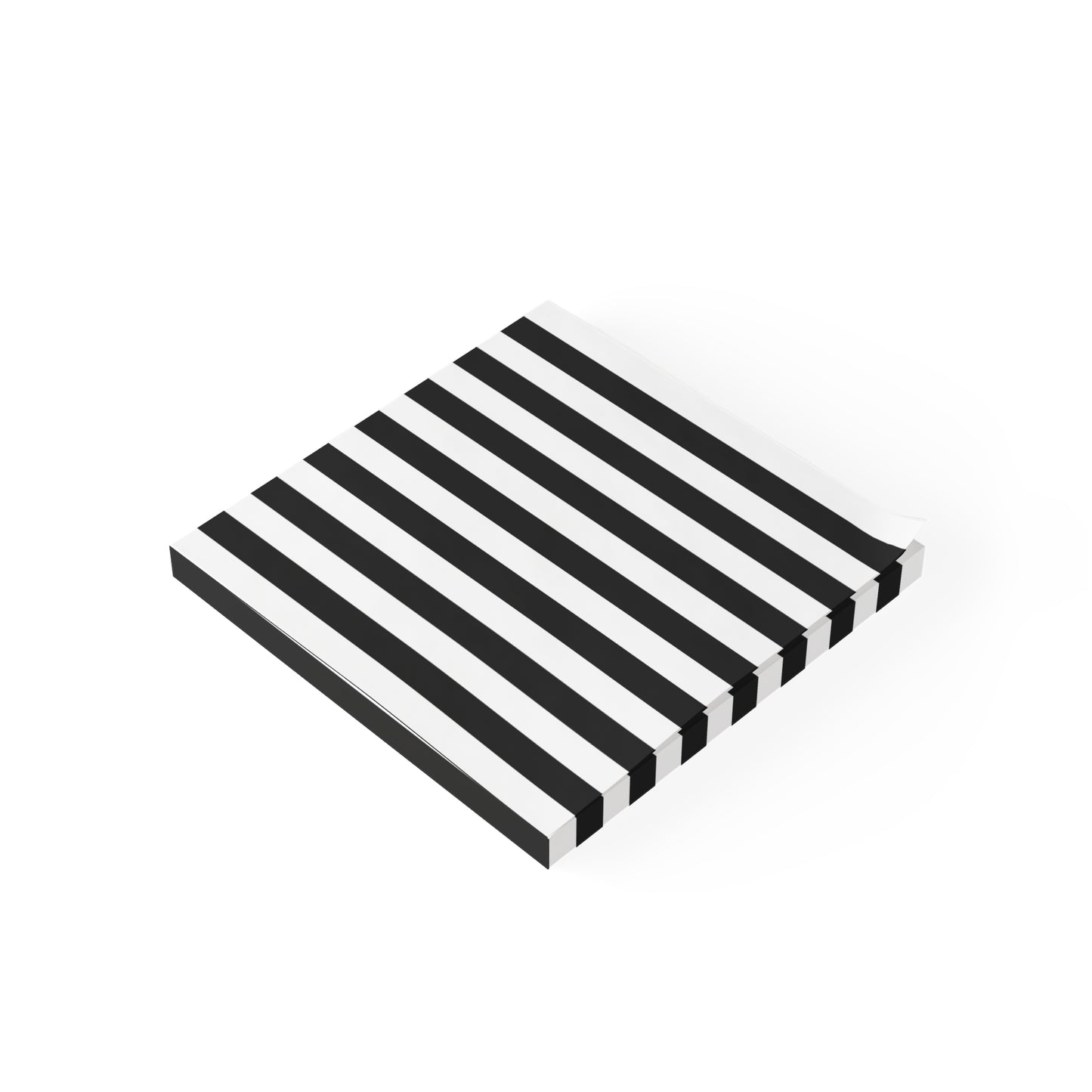 Black Stripe Sticky Notes (7 Sizes)