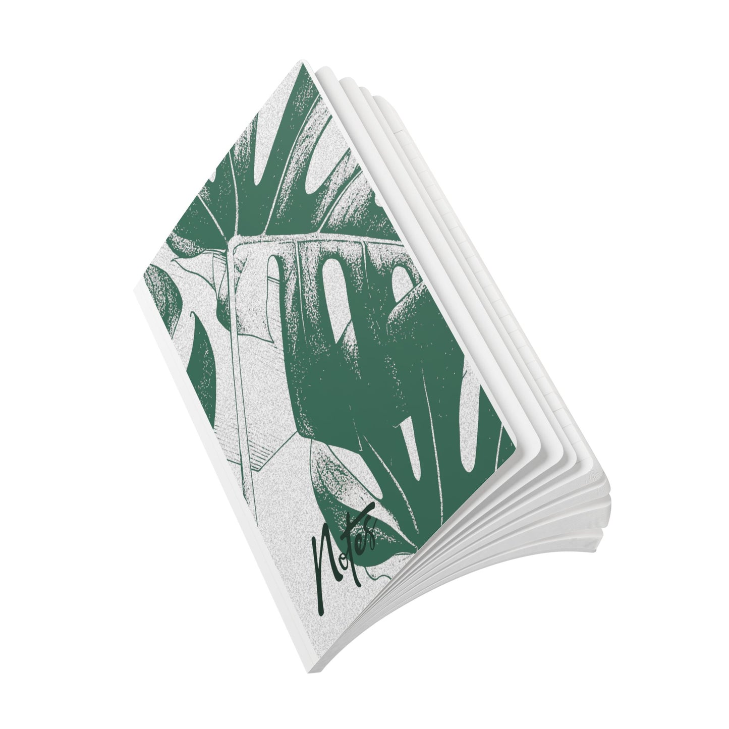 Monstera Leaf Green A5 Lined Journal