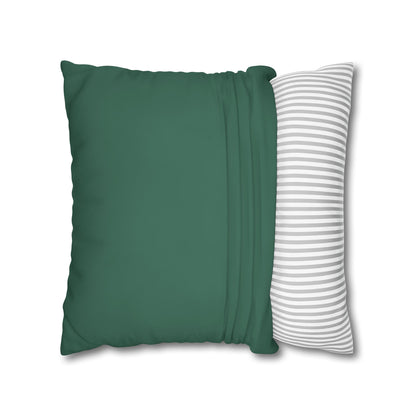 Leaf Green Canvas Pillow Cover 20x20