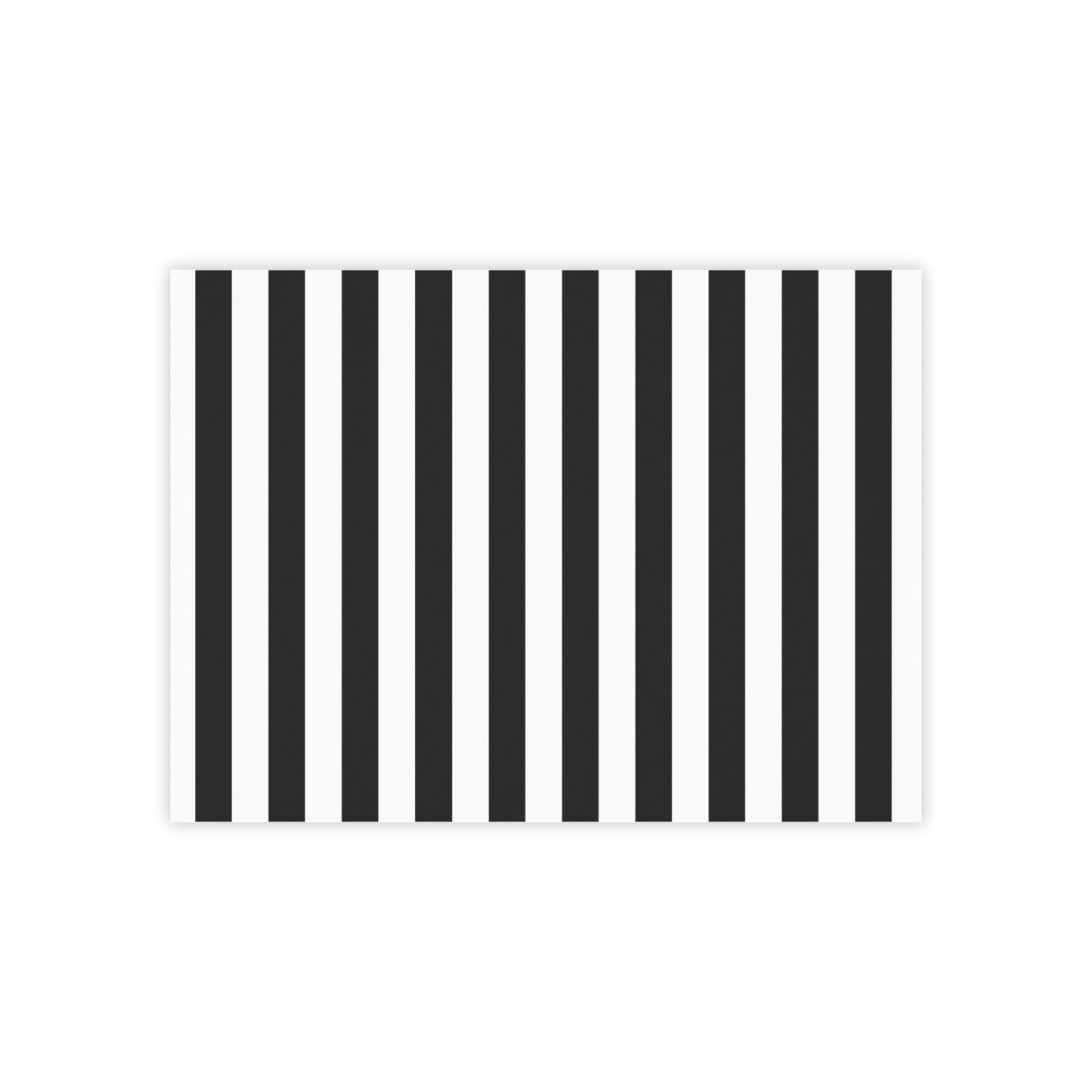 Black Stripe Sticky Notes (7 Sizes)