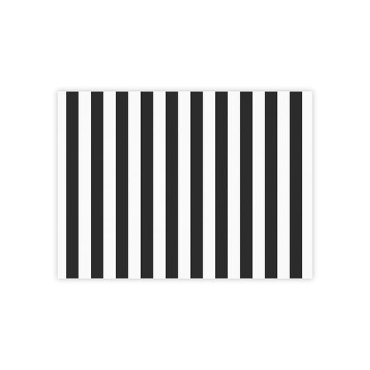 Black Stripe Sticky Notes (7 Sizes)