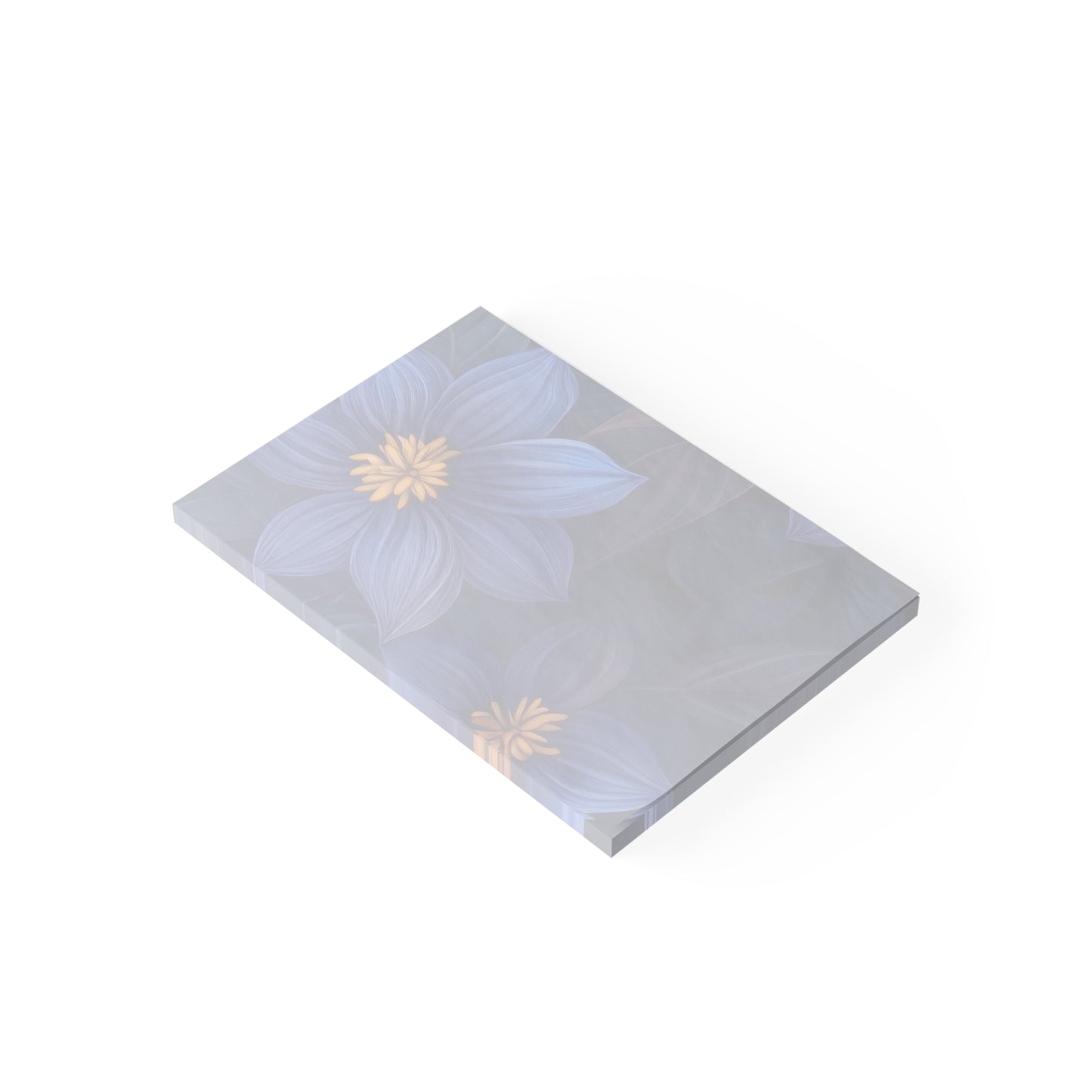 Blue Floral Heaven Sticky Notes Blue Floral Post It Notes (7 Sizes)