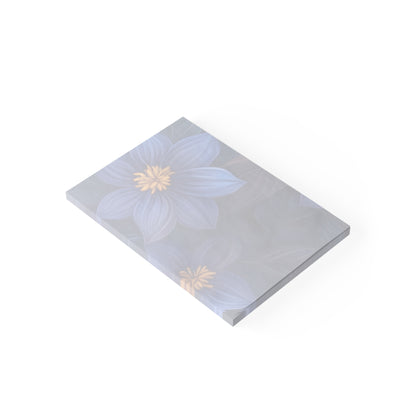 Blue Floral Heaven Sticky Notes Blue Floral Post It Notes (7 Sizes)