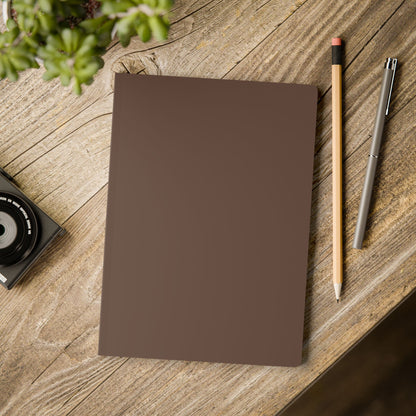 Chocolate Brown Color Coordinated Collection A5 Lined Journal