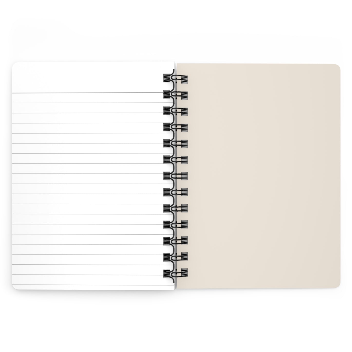 Latte Cream Spiral Lined Notebook 150 Page Journal | Coordinated Collection
