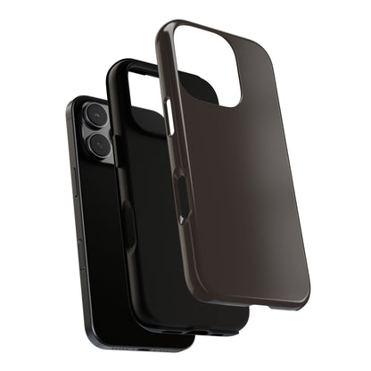Muted Charcoal Tough Cell Phone Case Matte or Glossy Protective Case iPhone Samsung
