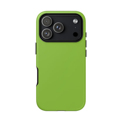 Muted Lime Tough Cell Phone Case Matte or Glossy Protective Case iPhone Samsung