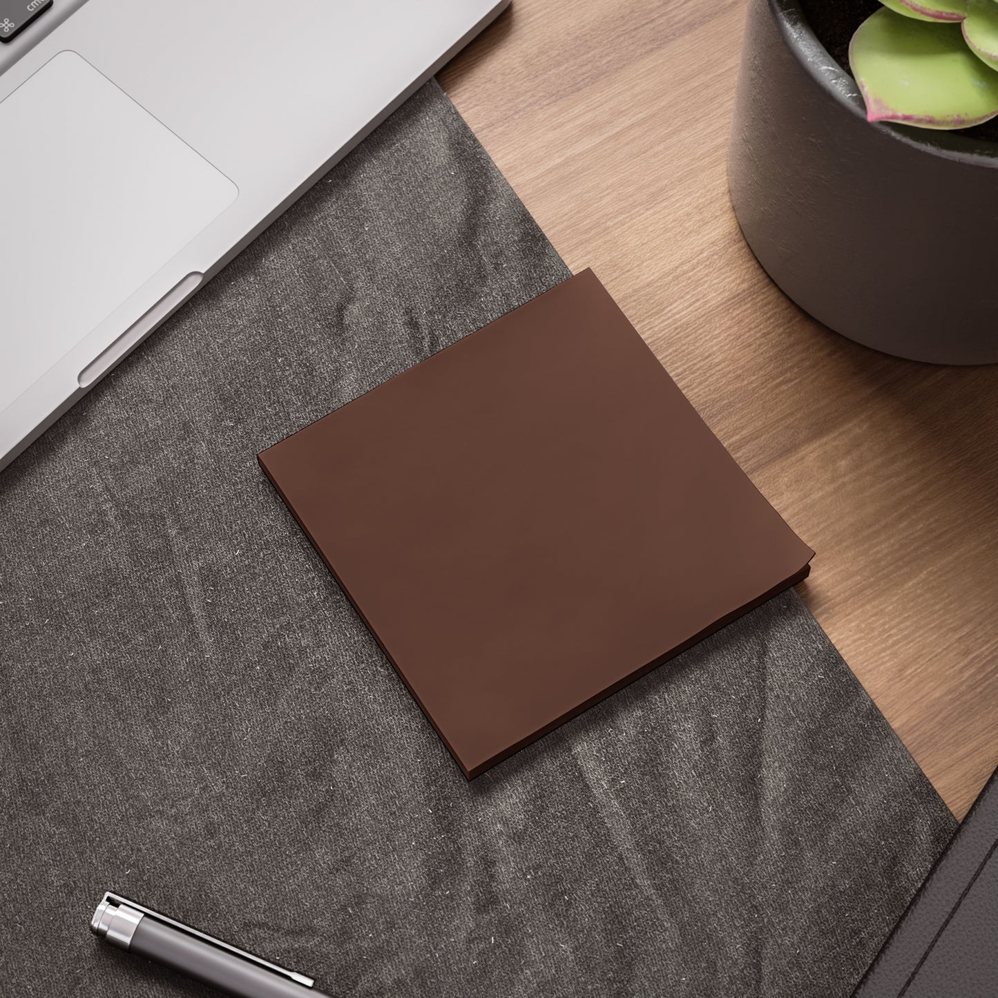 Chocolate Brown Post It Notes Coordinated Color Collection