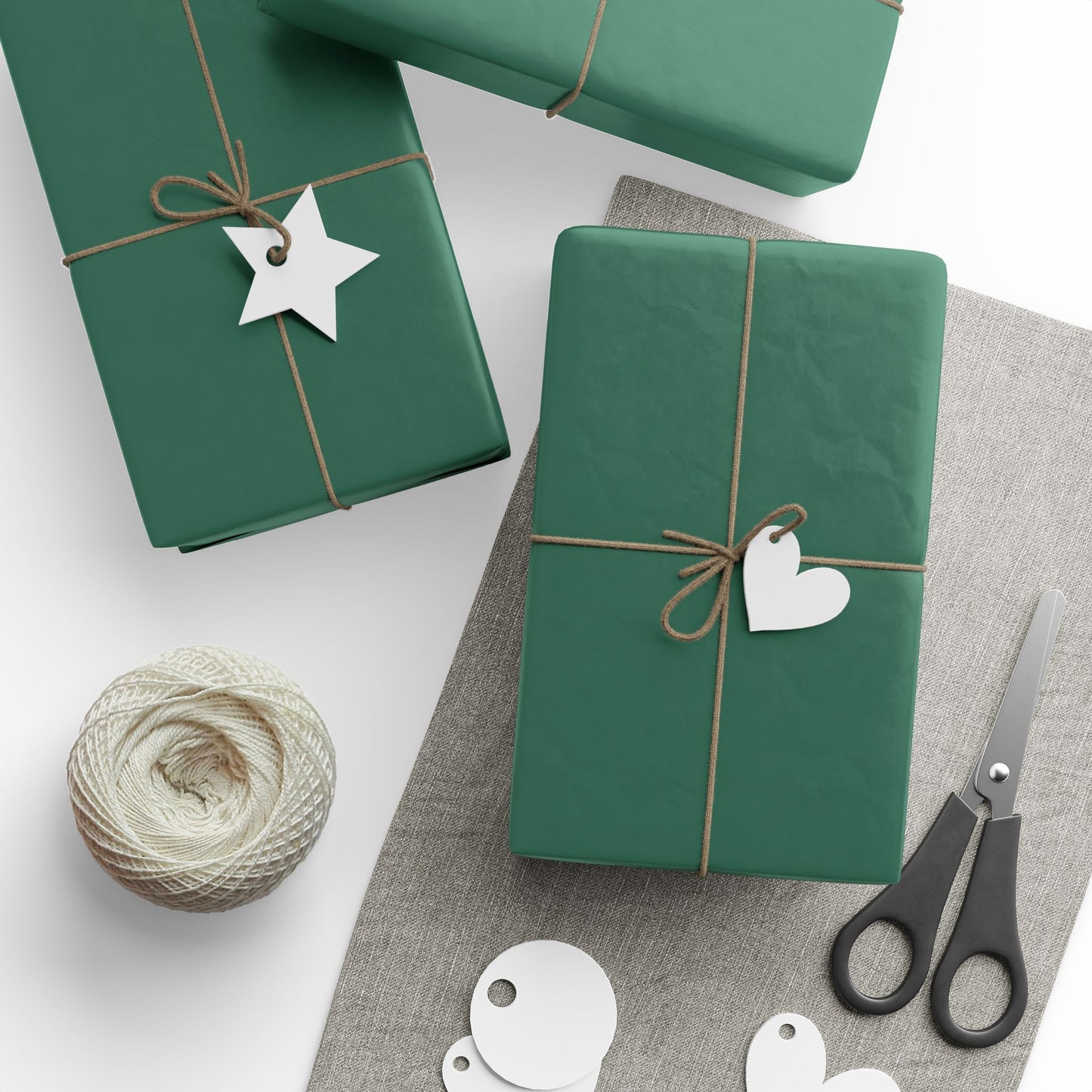 Leaf Green Wrapping Paper Matte or Glossy Gift Wrap 3 Sizes Fine Art Paper