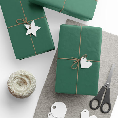 Leaf Green Wrapping Paper Matte or Glossy Gift Wrap 3 Sizes Fine Art Paper