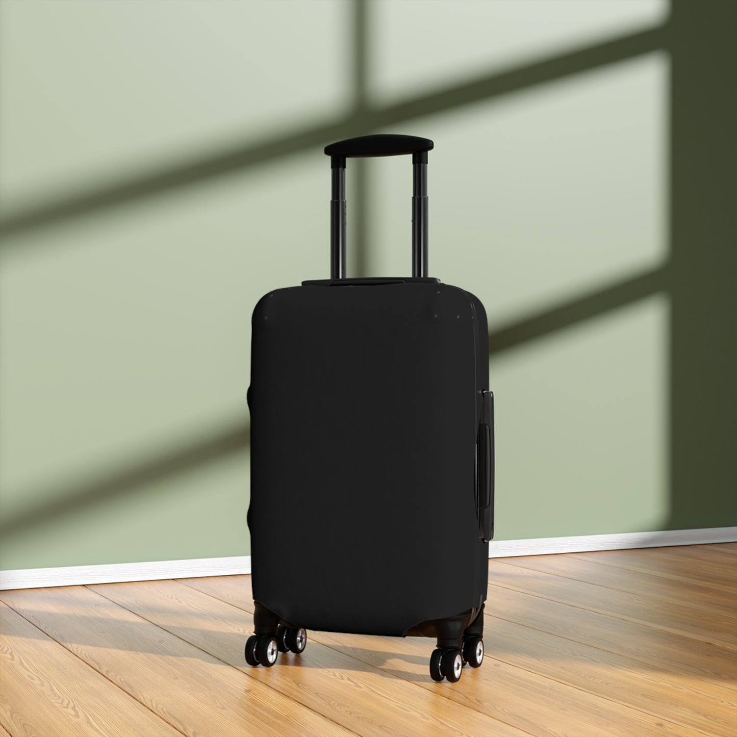 Black Luggage Cover Travel Suitcase Cover Protective Stretch Cover